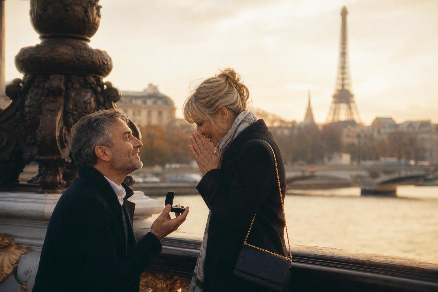 découvrez les meilleurs endroits à paris pour faire une demande en mariage romantique, spécialement adaptés pour un couple de 50 ans à la recherche d'un moment inoubliable.